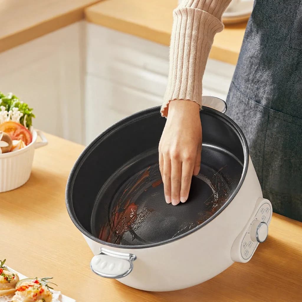 Електрическа тенджера 6L 7L 8L с паравад, 220V