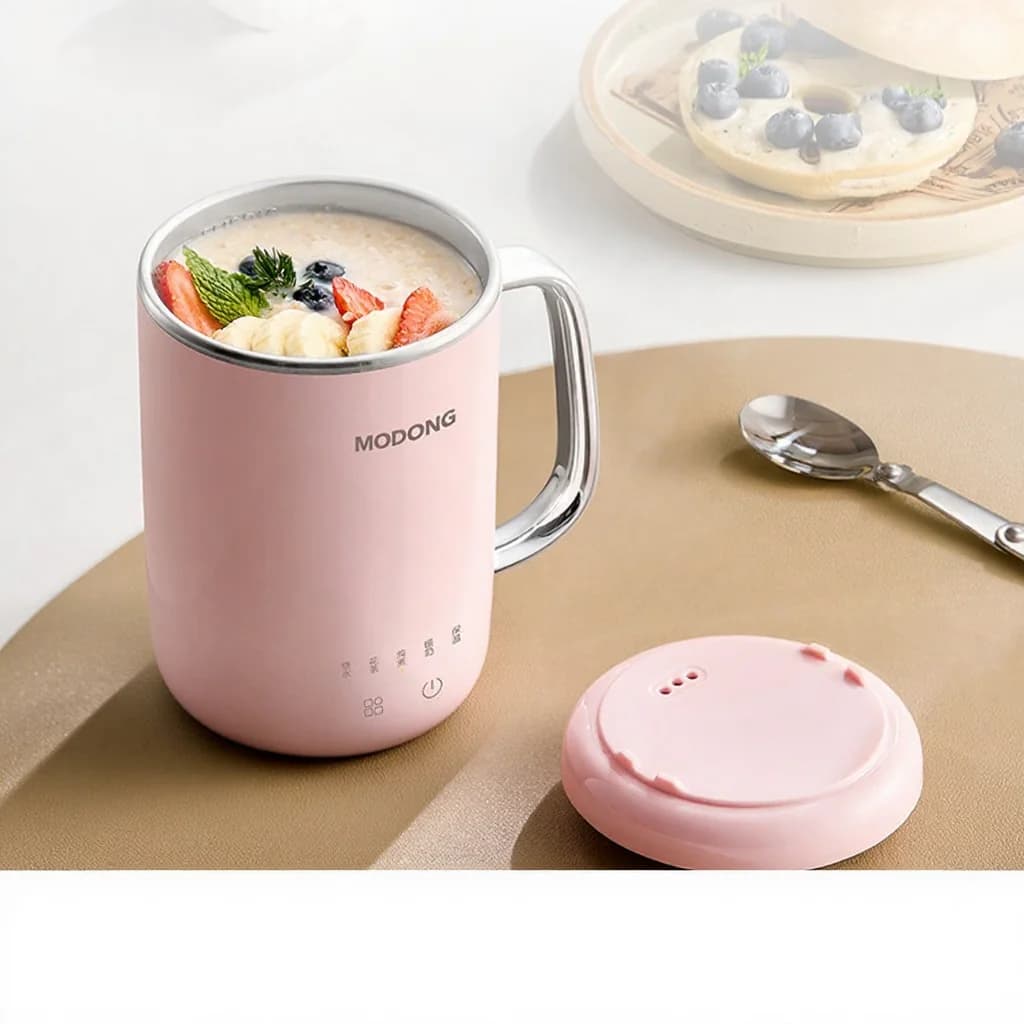 Преносима електрическа купа за задушаване 450ml 220V с филтър и лъжица