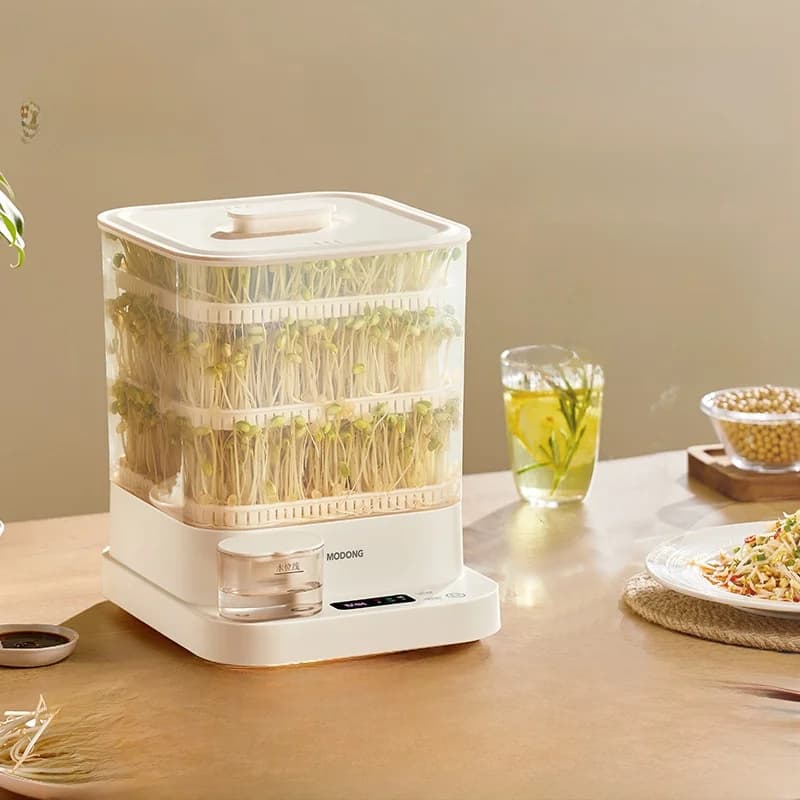 Електрическа машина за кълнове за дома 1.5L 20W 3 нива