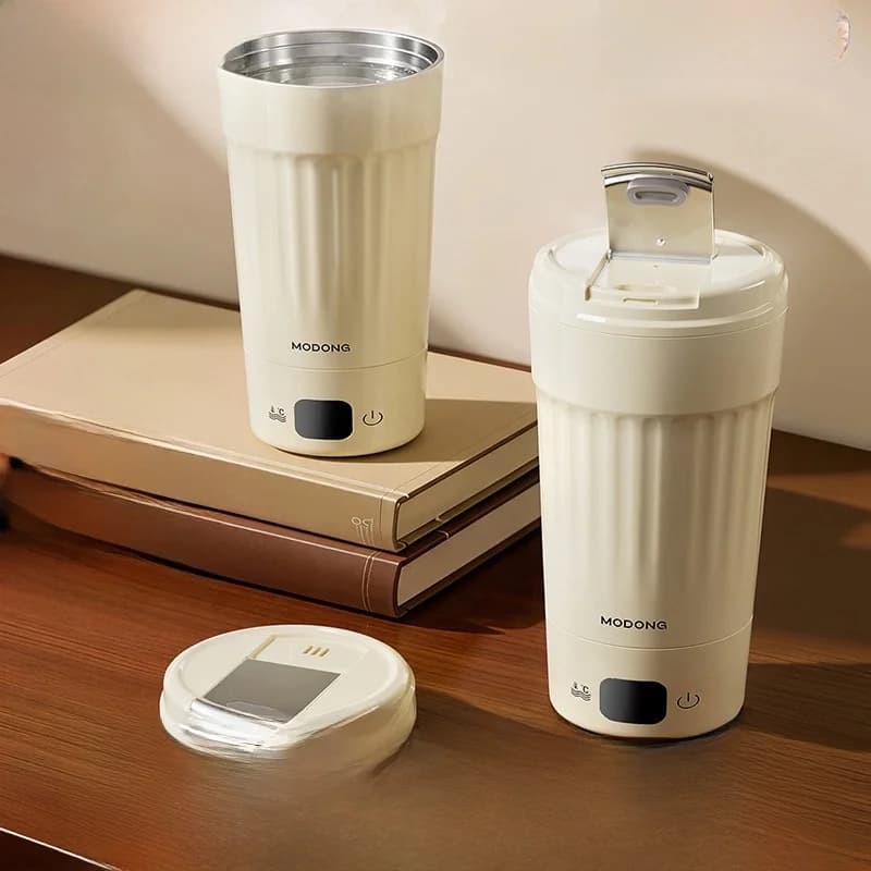 Преносима електрическа нагревателна чаша, 400mL, 7 температурни настройки