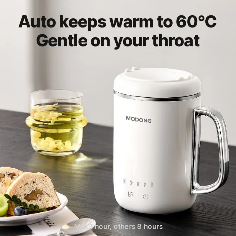 Преносима електрическа купа за задушаване 450ml 220V с филтър и лъжица