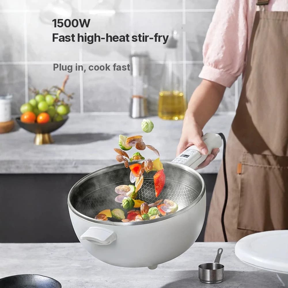 Електрическа мултифункционална тенджера с кошница за пара 5L 220V