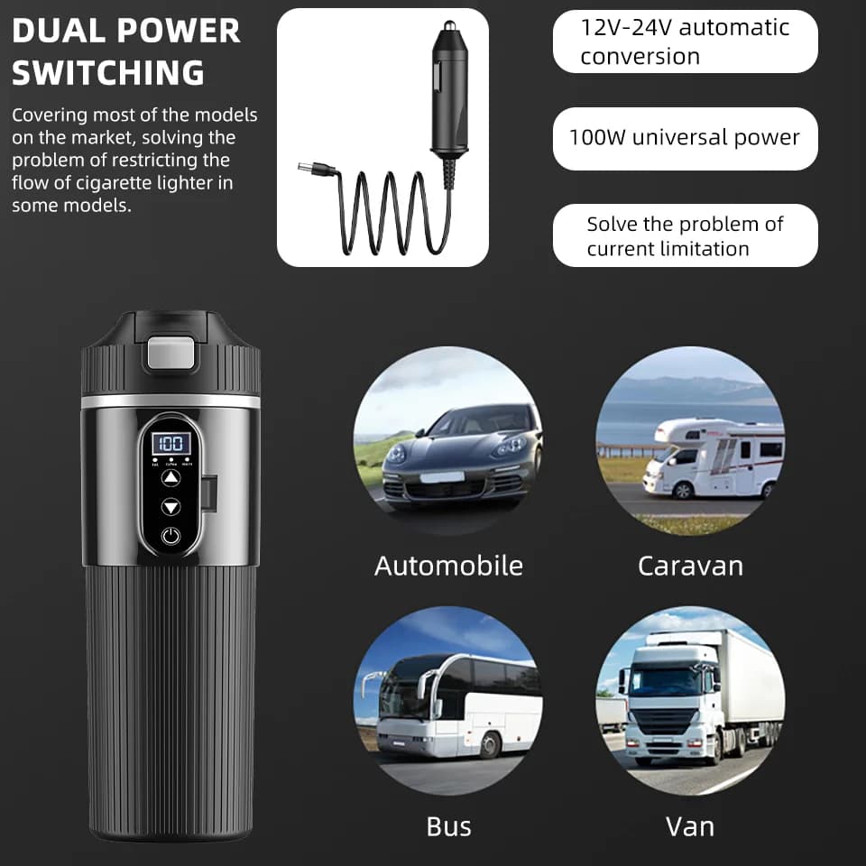 Електрическа купа за загряване 500ml 12V/24V