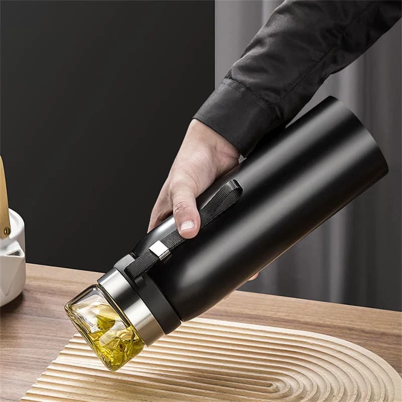 750ml/1100ml термос с цедка за чай