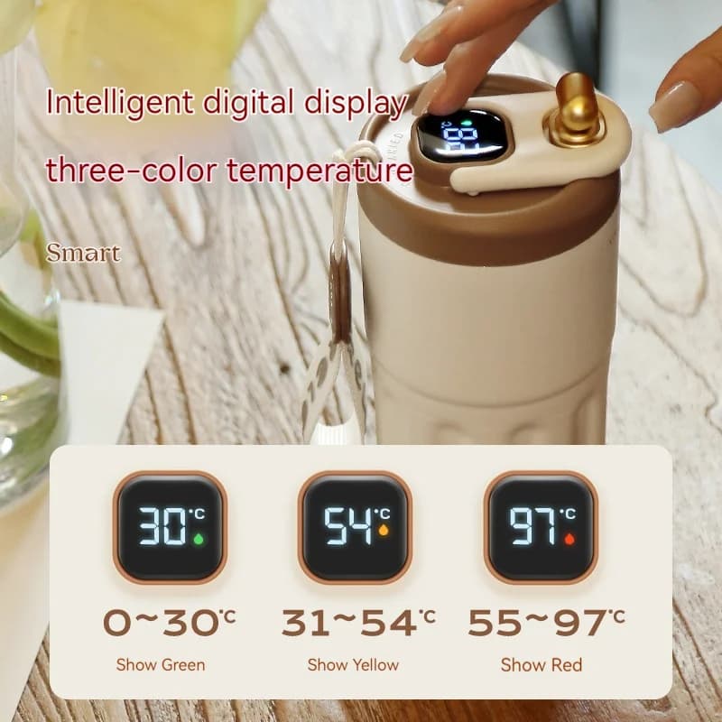 Термо бутилка 450 ml с температурен дисплей