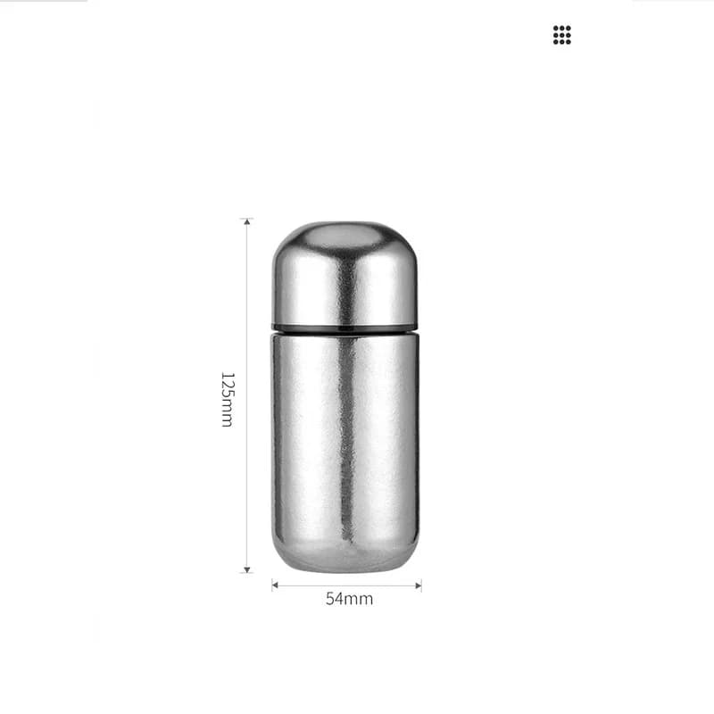 150ml джобна бутилка от чист титан