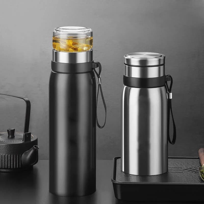 750ml/1100ml термос с цедка за чай